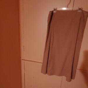 RQT tan suede skirt size 14